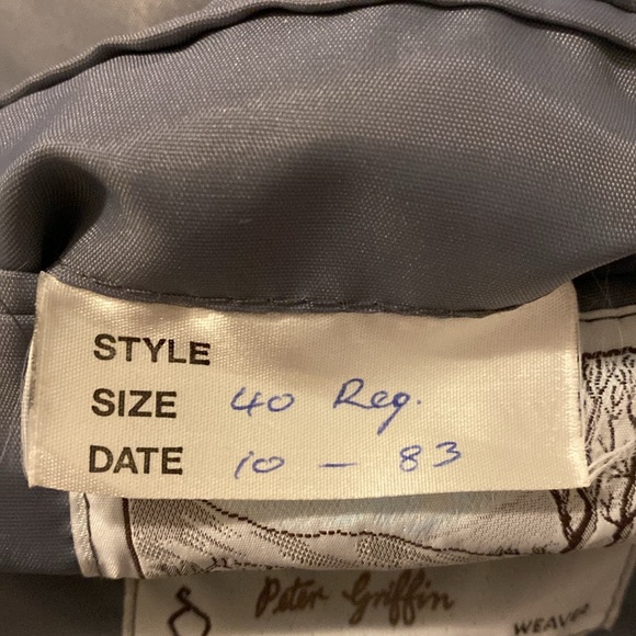 Vintage 1983 men’s Donegal handwoven wool tab collar zip front jacket - Picture 9 of 9